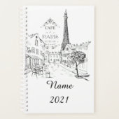 Persoonlijk Cafe Paris Planner (Voorkant)