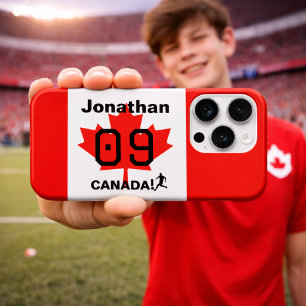 Persoonlijk Canada Atletiek Team Cadeau iPhone 15 Pro Hoesje
