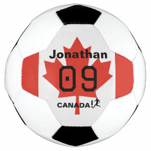 Persoonlijk Canada Esdoornblad Voetbalgeschenk Voetbal