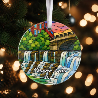 Persoonlijk Chagrin Falls Acryl Ornament, Custo Ornament