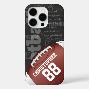 Persoonlijk Chalkboard Amerikaans Football iPhone 16 Pro Hoesje