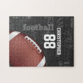 Persoonlijk Chalkboard Amerikaans Football Legpuzzel (Horizontaal)