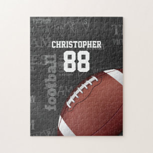 Persoonlijk Chalkboard Amerikaans Football Legpuzzel