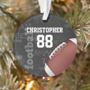 Persoonlijk Chalkboard Amerikaans Football Ornament