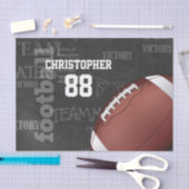 Persoonlijk Chalkboard Amerikaans Football Tissuepapier (Craft)
