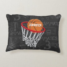 Persoonlijk Chalkboard Basketball en Hoop