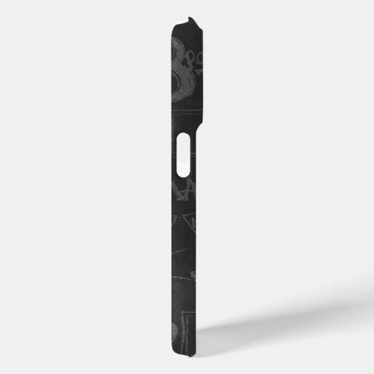 Persoonlijk Chalkboard Basketball en Hoop Case-Mate iPhone Case (Achterkant / Rechts)