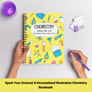 Persoonlijk Chemie Notitieboek – Aangepaste Naam O
