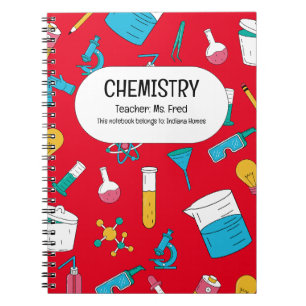 Persoonlijk Chemie Notitieboek – Aangepaste Naam O