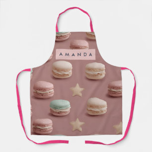 Persoonlijk Chic Pastel Macaron Patroon Schort