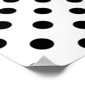 Persoonlijk Chic Polka Dot Baby Foto Poster (Hoek)