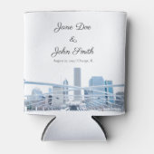 Persoonlijk Chicago Blikjeskoeler (Voorkant)