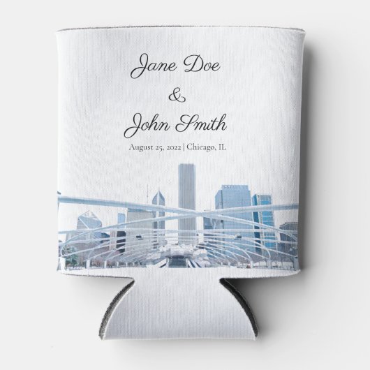 Persoonlijk Chicago Blikjeskoeler (Voorkant)