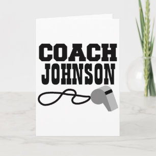 Persoonlijk Coach Fluit T Shirt Kaart