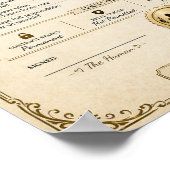 Persoonlijk Cockapoo Liefdescontract Cadeau Poster (Hoek)