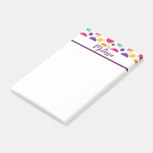 Persoonlijk confetti post-it® notes (Schuin)