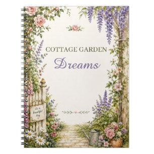 Persoonlijk Cottage Garden Dreams Notitieboek