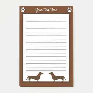 Persoonlijk Dachshund - Doxie Puppy Dog Post-it® Notes