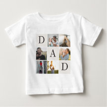 Persoonlijk Daddy Baby T-shirt 6-12 Maanden |