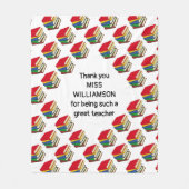 Persoonlijk DANK U Boeken | Leraar Fleece Deken (Voorkant)