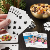 Persoonlijk Dankjewel Fotocadeau Bruidsmeisje Pokerkaarten (Insitu)