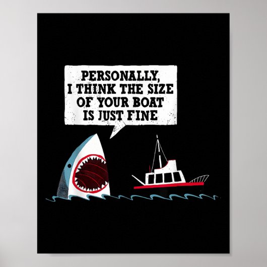 Persoonlijk denk ik dat de grootte van je boot sle poster (Voorkant)