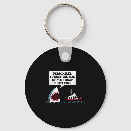Persoonlijk denk ik dat de grootte van je boot sle sleutelhanger (Voorkant)