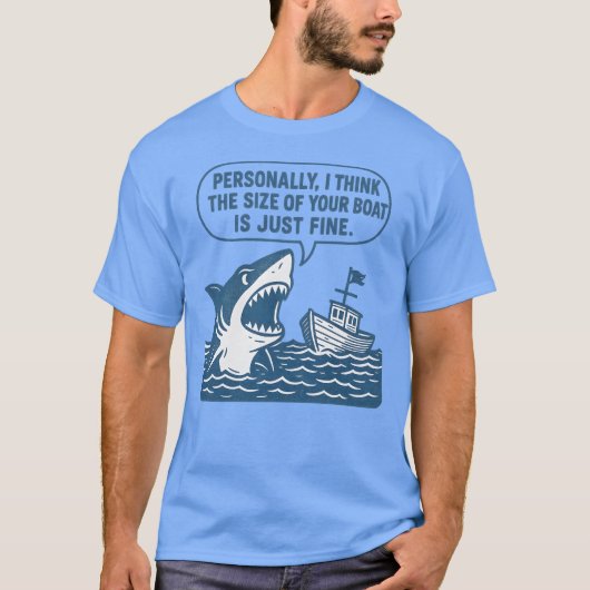 Persoonlijk denk ik dat de grootte van uw boot is  t-shirt (Voorkant)