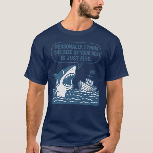 Persoonlijk denk ik dat de grootte van uw boot is  t-shirt (Voorkant)