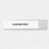 persoonlijk deurbord met uw aangepaste tekst deurbordje (Voorkant)