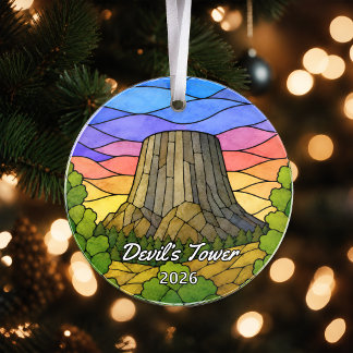 Persoonlijk Devil's Tower National Monument Acryl Ornament