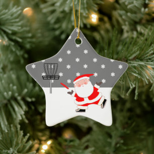 Persoonlijk discgolf-verzamelobject keramisch ornament