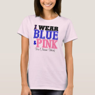 Persoonlijk Draag ik Blauwe en Roze Mannelijke Bor T-shirt