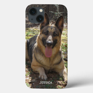 Persoonlijk: Duitse telefoonzaak Shepherd iPhone 13 Hoesje