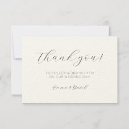 Persoonlijk Elegant Bedankkaart