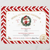 Persoonlijk Elf Adoptie Certificaat (Voorkant / Achterkant)