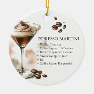 Persoonlijk Espresso Martini Recept Ornament