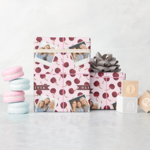 Persoonlijk esthetisch kerspatroon naam cadeau cadeaupapier