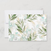 Persoonlijk Eucalyptus Bijbeltekst Schrijfpapier Notitiekaartje (Achterkant)