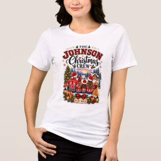 Persoonlijk familie kerst T-shirt