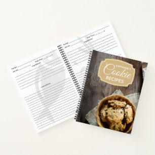 Persoonlijk familiekookboek koekjesrecept notitieboek