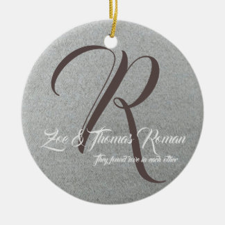 Persoonlijk familieornament keramisch ornament