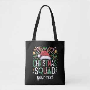 Persoonlijk Family Christmas Squad 2025 Matching  Draagtas