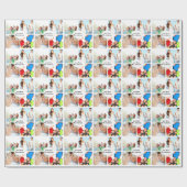 Persoonlijk feestdag fotopapier cadeaupapier (Vlak)