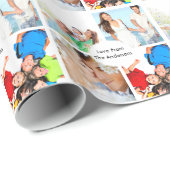 Persoonlijk feestdag fotopapier cadeaupapier (Rol Hoek)