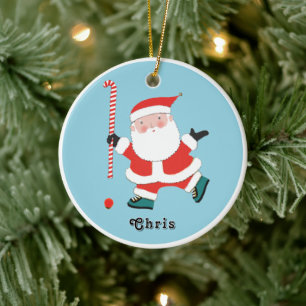 persoonlijk field hockey cadeau keramische ornamen keramisch ornament