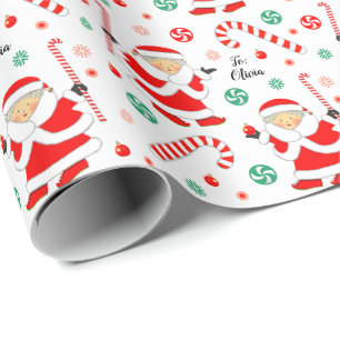 Persoonlijk Field Hockey Kerstcadeau Cadeaupapier