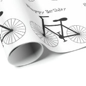 Persoonlijk fietsontwerp cadeaupapier (Rol Hoek)