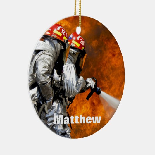 Persoonlijk Fireman Ornament (Rechts)