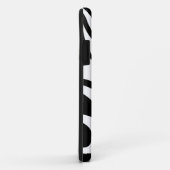 Persoonlijk Flaming Basketball B/W Case-Mate iPhone Case (Achterkant/rechts)